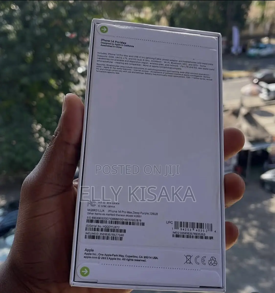 New Apple iPhone 14 Pro Max 256 GB Purple