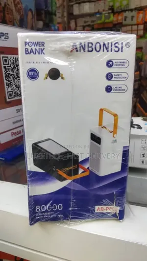 Anbonisi High-Capacity Portable Power Bank 80000mah