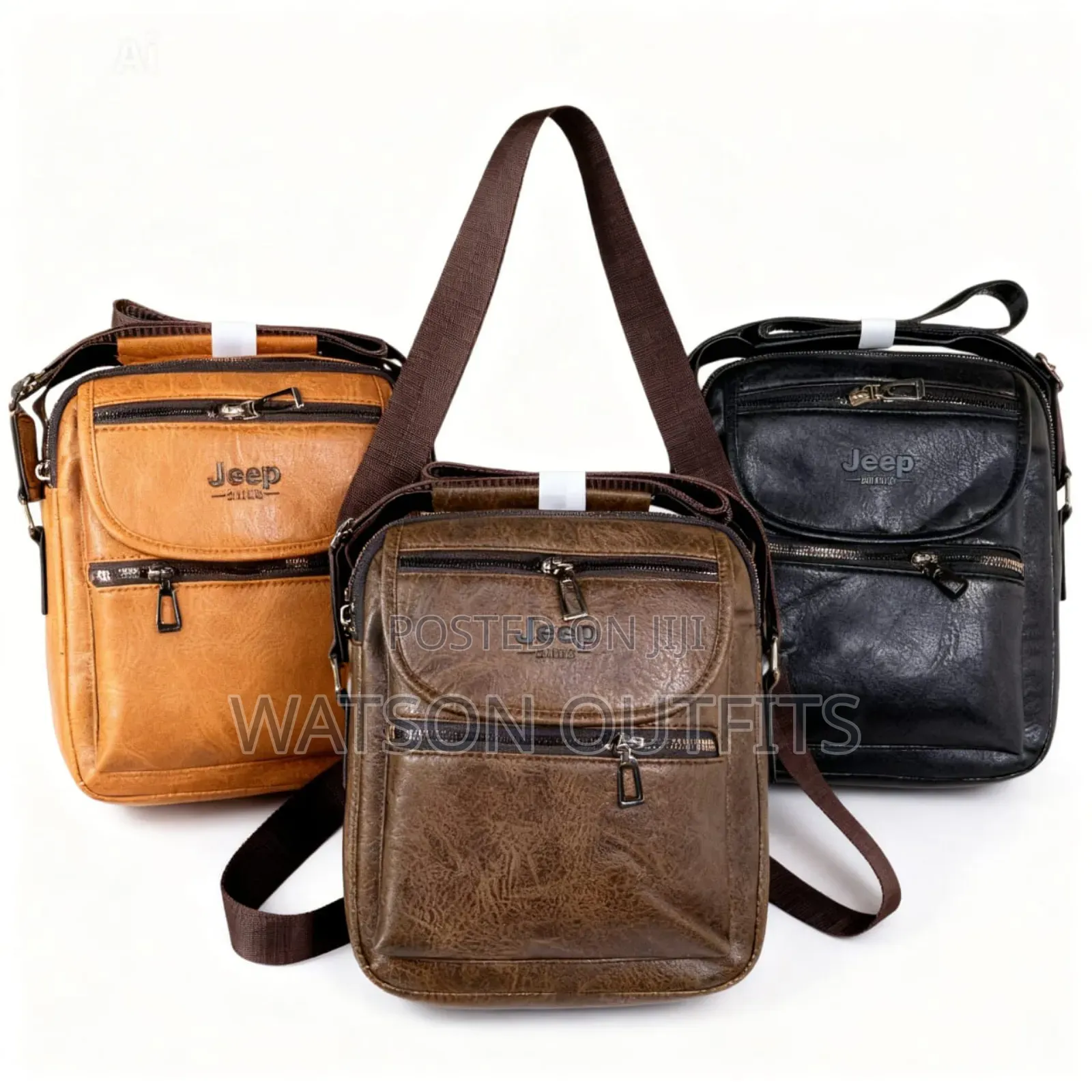 Men's Leather Materials Bags Jeep Brand New Quality High