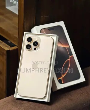 New Apple iPhone 16 Pro Max 256 GB Gold