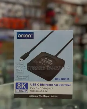 Onten Usb-c Bidirectional Switcher Video 10gbps Pd 100w