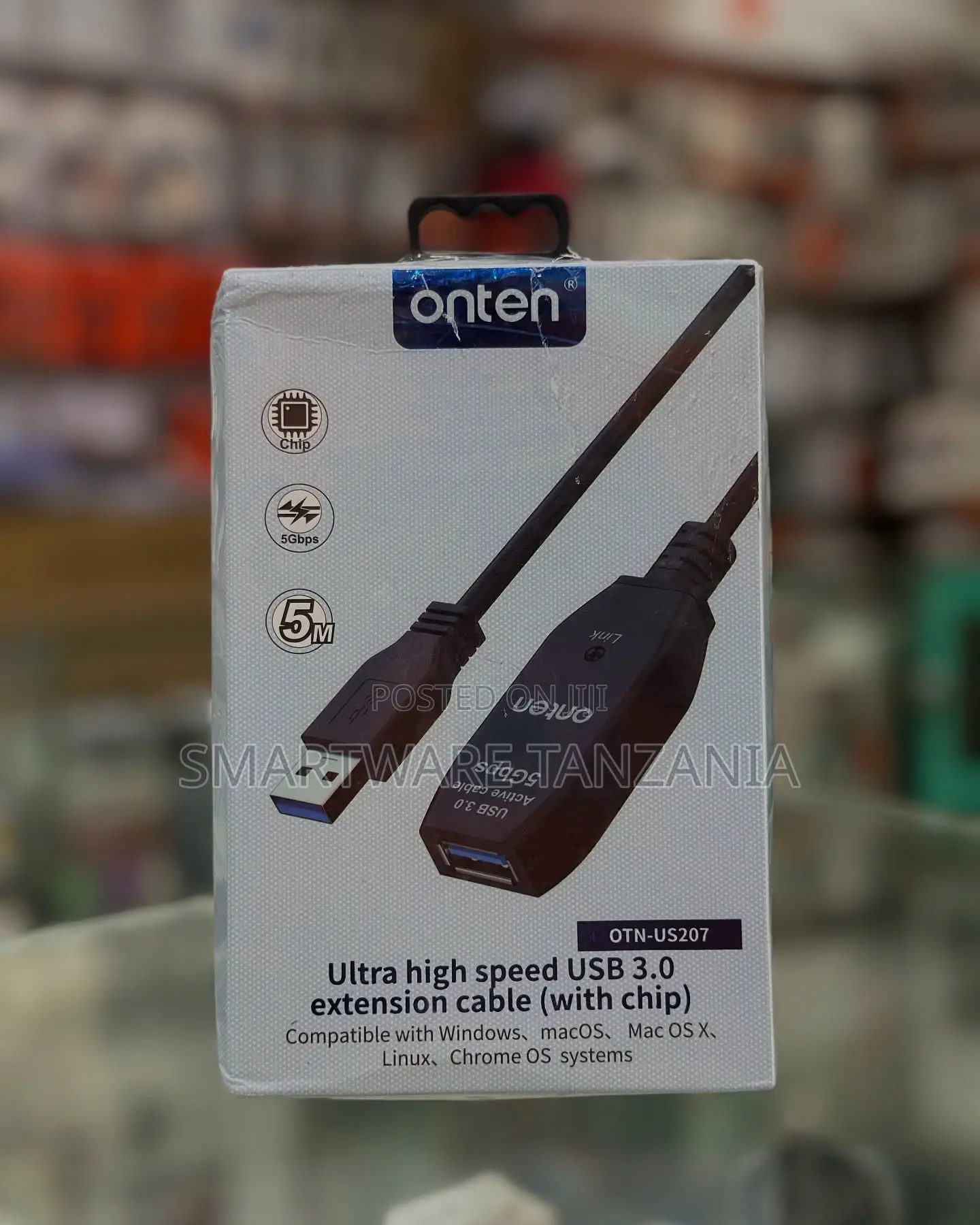Onten Usb 3.0 Active Extension Cable 5m With Signal Chip
