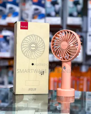 Yoobao Mini Handheld Rechargeable Fan Portable Pink Quiet