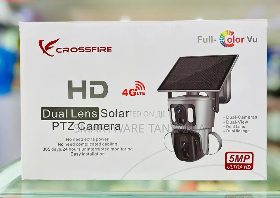 Crossfire 5mp Dual Lens Solar Ptz Camera 4g Lte Full Color