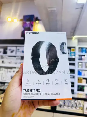 Porodo Trackfit Pro Smart Bracelet Black Ip68 Activity Tracker