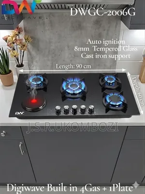 *Digiwave Built in 4gas + 1plate Burner