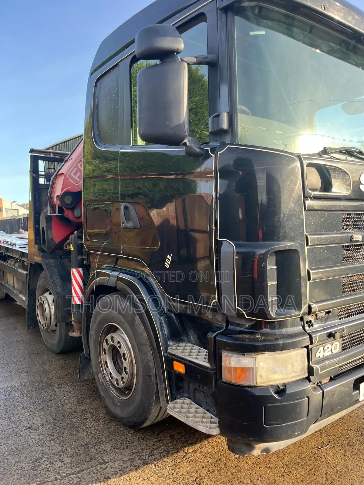 Scania 124 8x2 Crane Flatbed