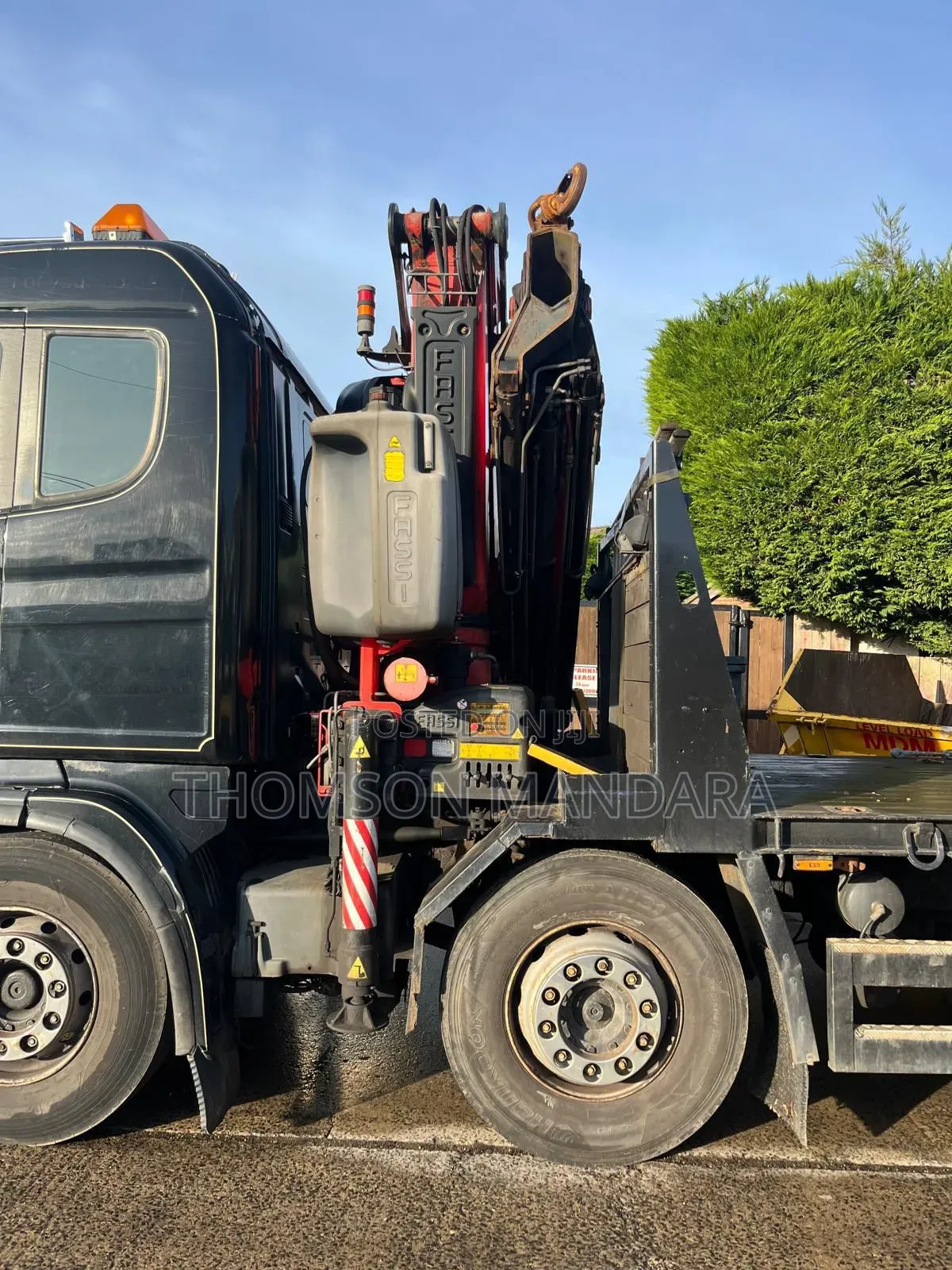 Scania 124 8x2 Crane Flatbed