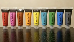 Acrylic Paint Canvas Brush