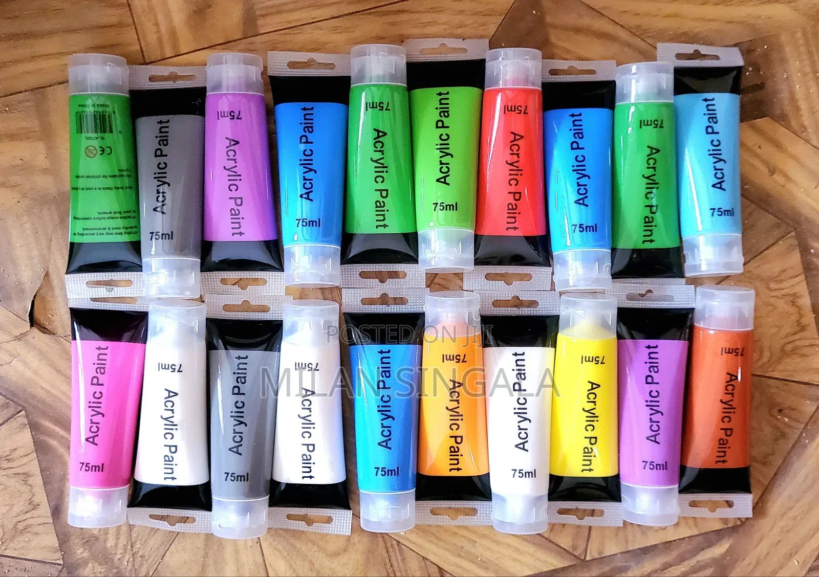Acrylic Paint Canvas Brush