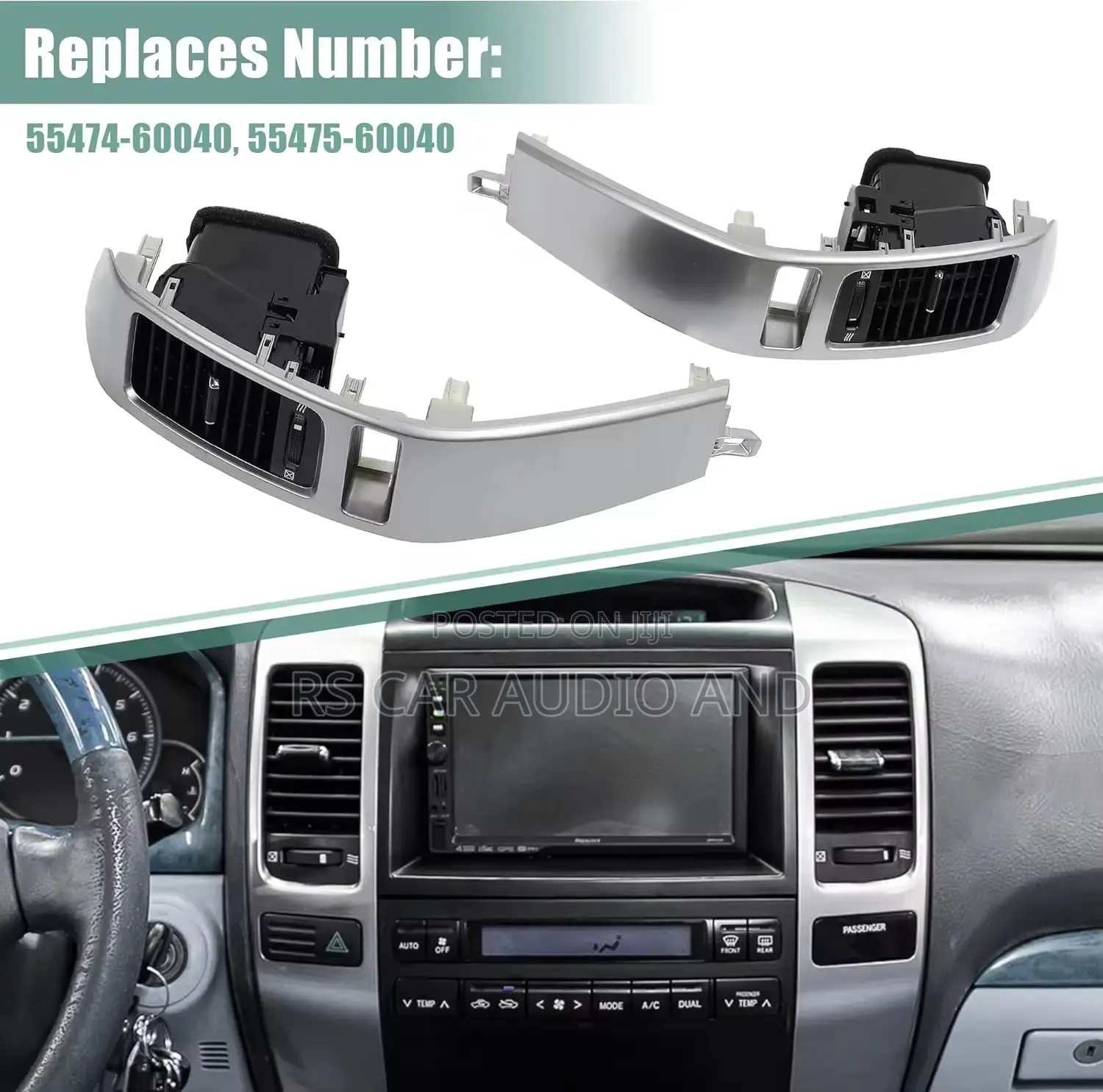 Toyota for Land Cruiser Prado Lc120 Ac Vent Covers