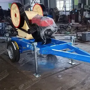 Portable Jaw Crusher Easy Move for Field Mining Operation