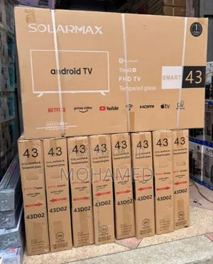  Solarmax 43” Double Smart Tv 