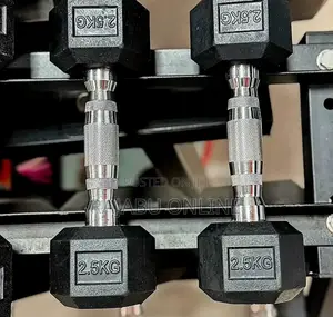 Classic Hexagon Rubber Dumbell