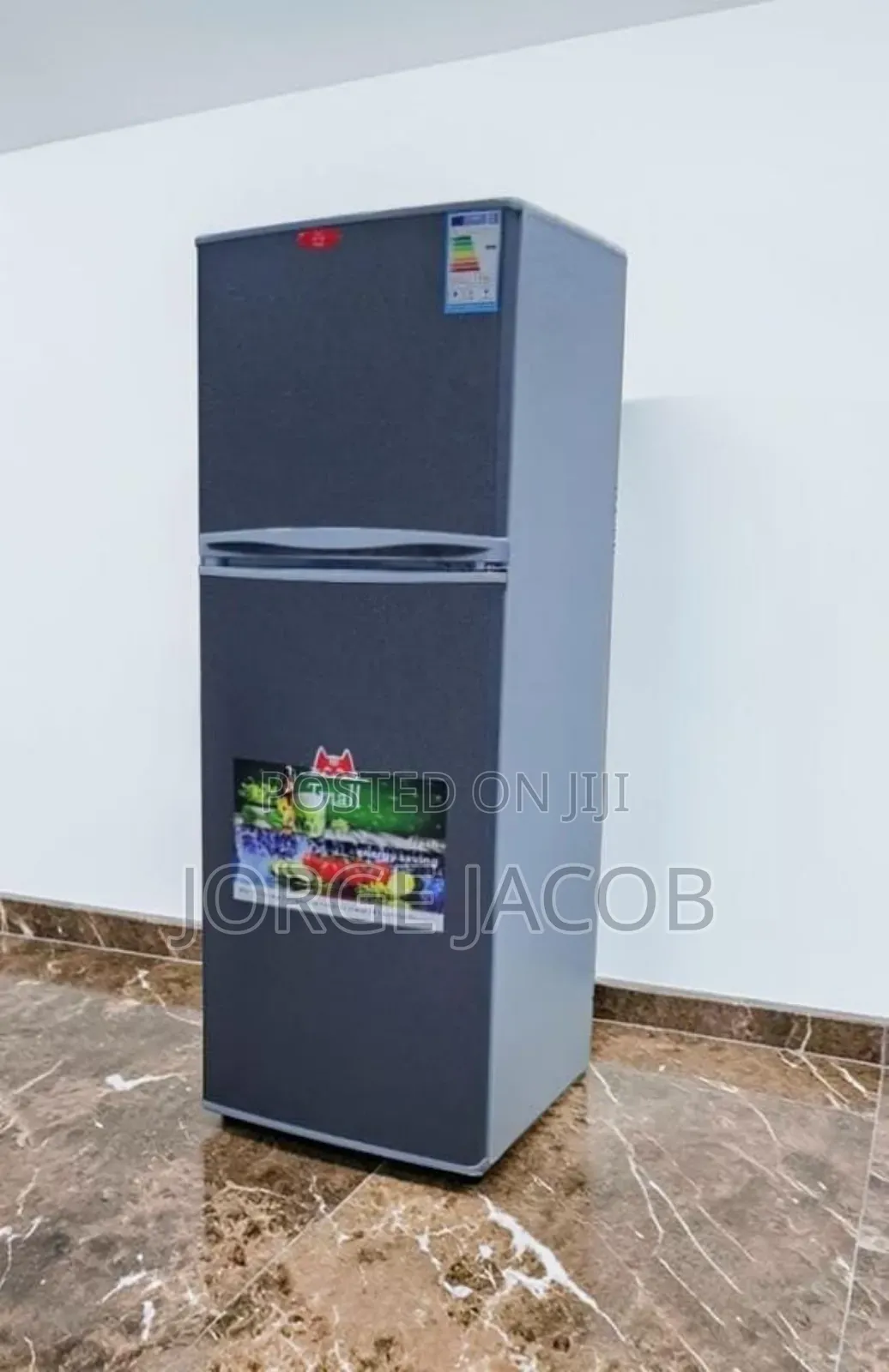 138-Liter Double-Door Refrigerator.