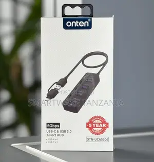 Onten Otn-uca5306 7-port Usb-c Usb 3.0 Hub 5gbps 4xusb-a 3xusb-c
