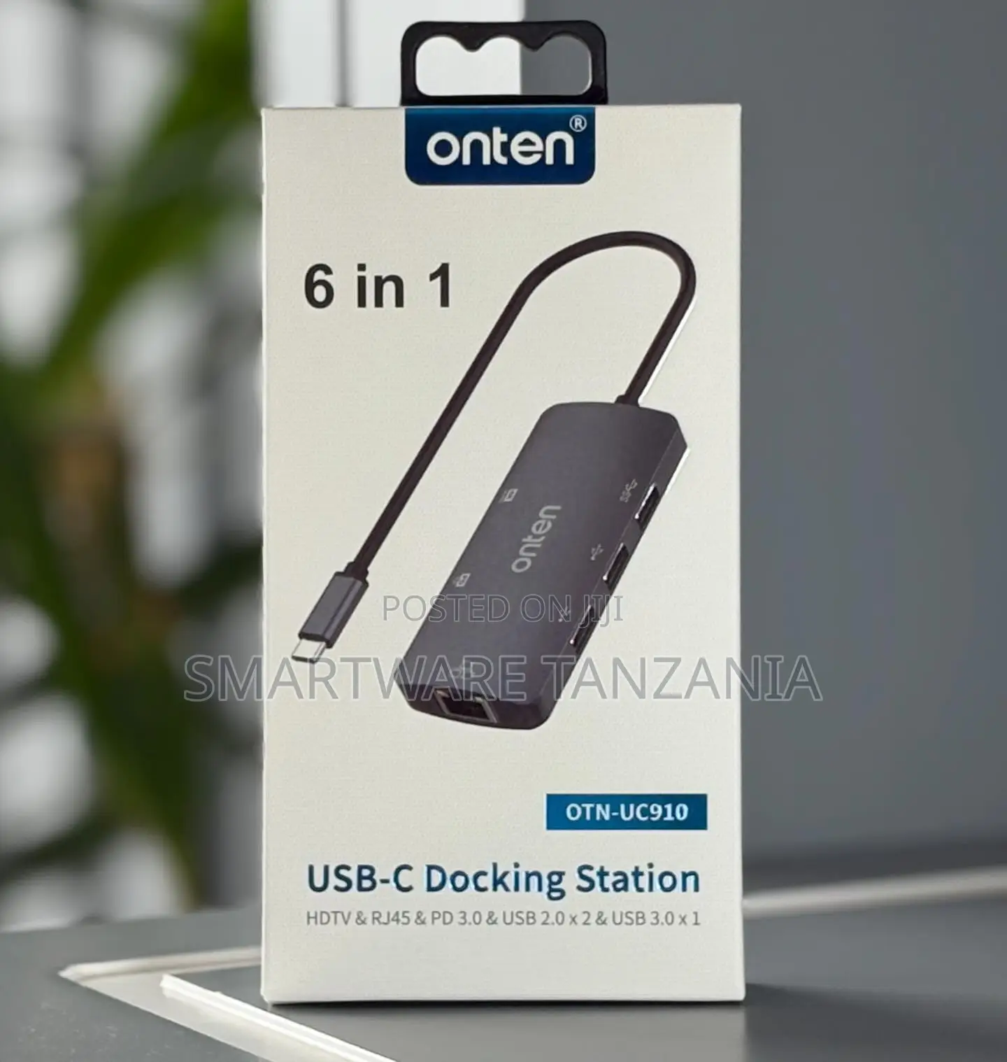 Onten Otn-uc910 6-in-1 Usb-c Dock Hdmi Rj45 Pd Usb 3.0