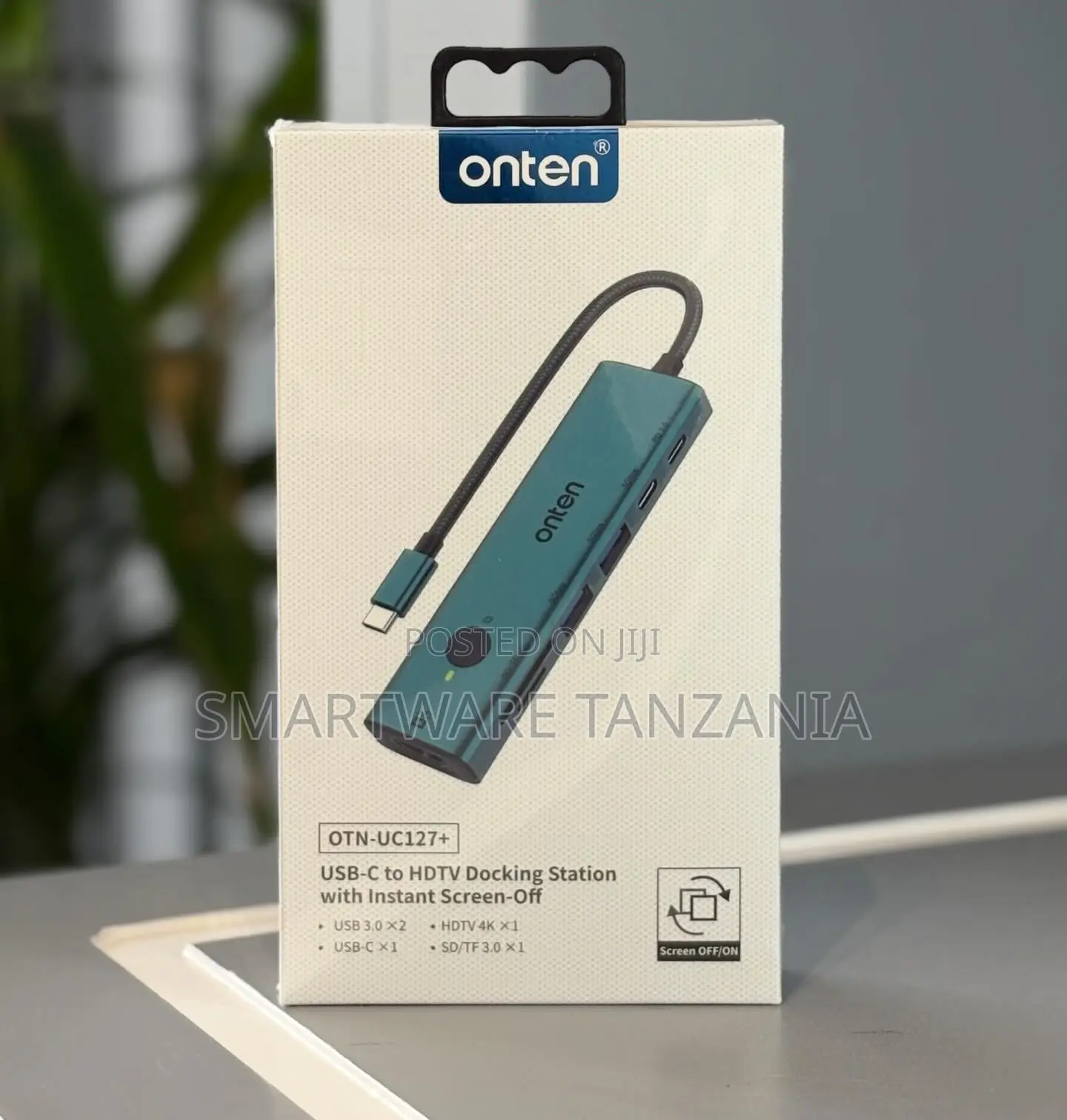 Onten Otn-uc127+ Usb-c Dock Hdtv Screen-off Sd Usb 3.0