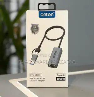 Onten Otn-ue106+ Usb-a Usb-c To Gigabit Ethernet 1000m Gray