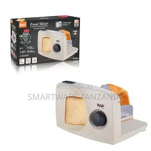 Raf Electric Food Slicer 150w Adjustable Thickness Foldable