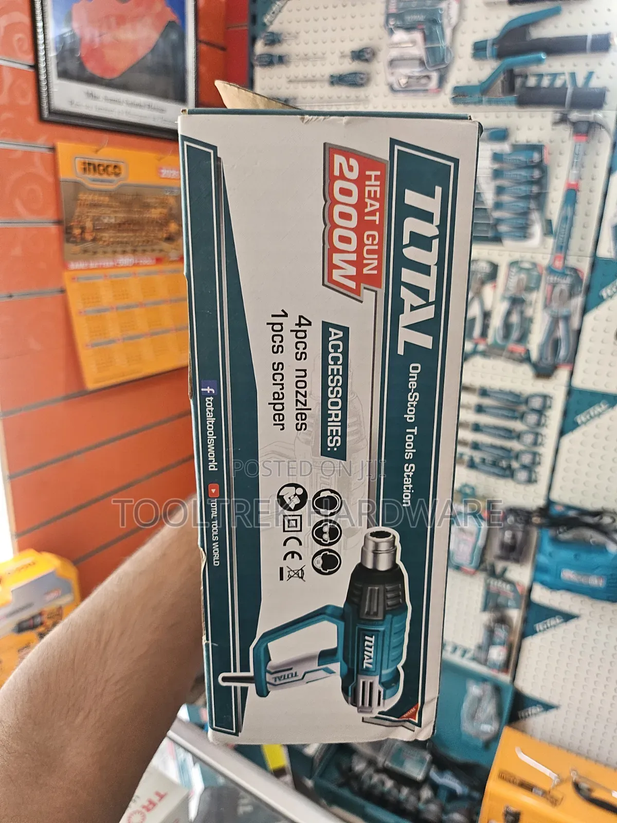 Total Heavy Duty Heat Gun 2000w Tb2006
