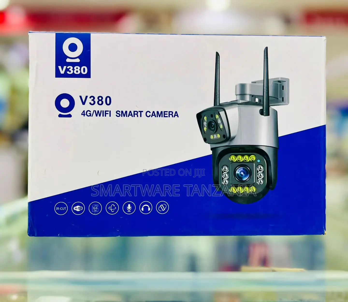 V380 4g Wifi Dual Lens Smart Security Camera Ir Night Vision