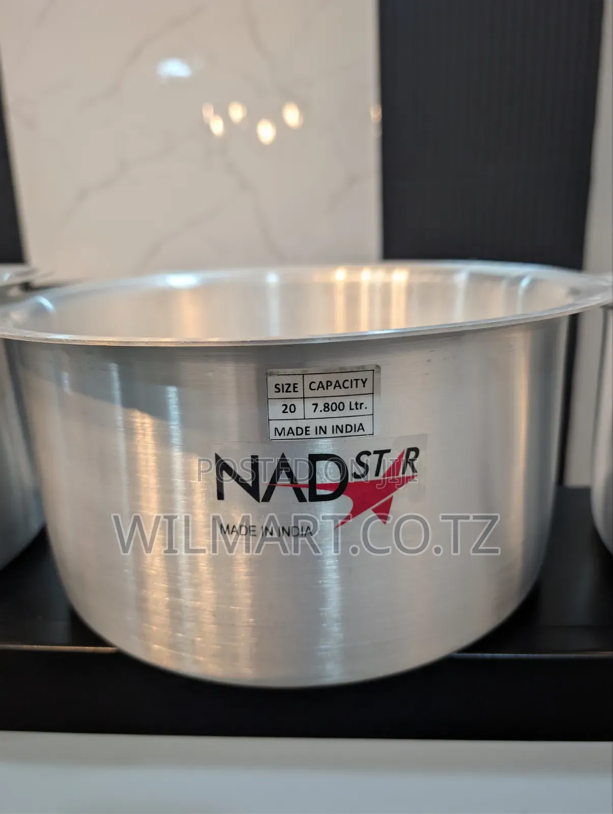 Nadstar Aluminum Sufuria 5pcs With Lid 19-20-21-22-23 Set - Inh260l