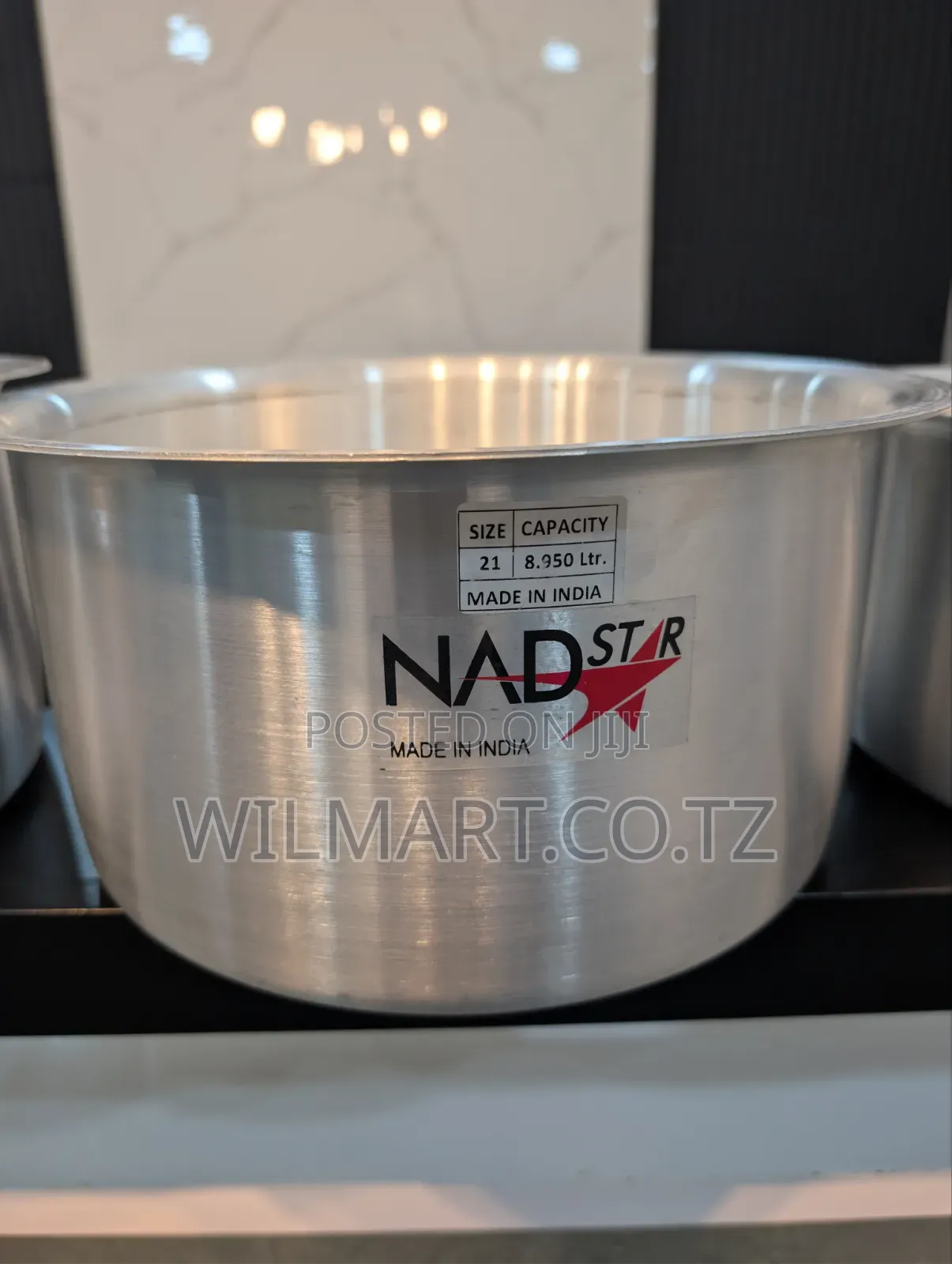 Nadstar Aluminum Sufuria 5pcs With Lid 19-20-21-22-23 Set - Inh260l
