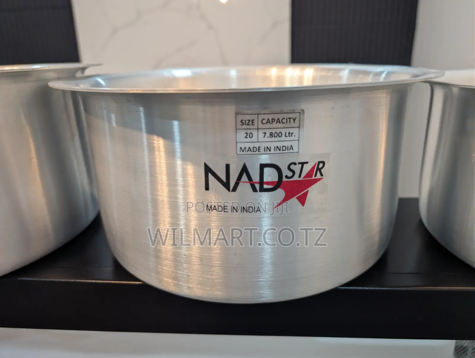 Nadstar Aluminum Sufuria 5pcs With Lid 19-20-21-22-23 Set - Inh260l