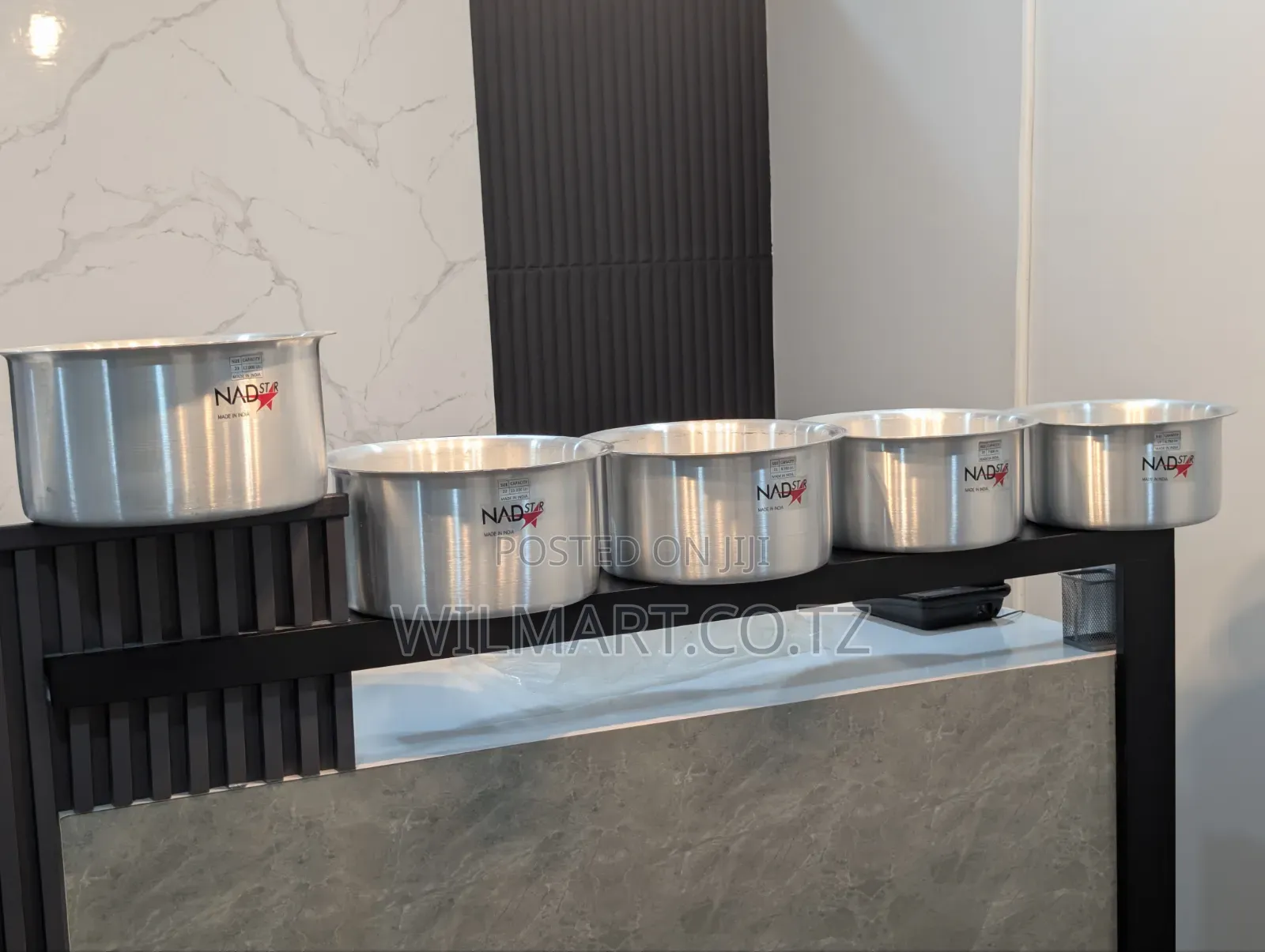 Nadstar Aluminum Sufuria 5pcs With Lid 19-20-21-22-23 Set - Inh260l
