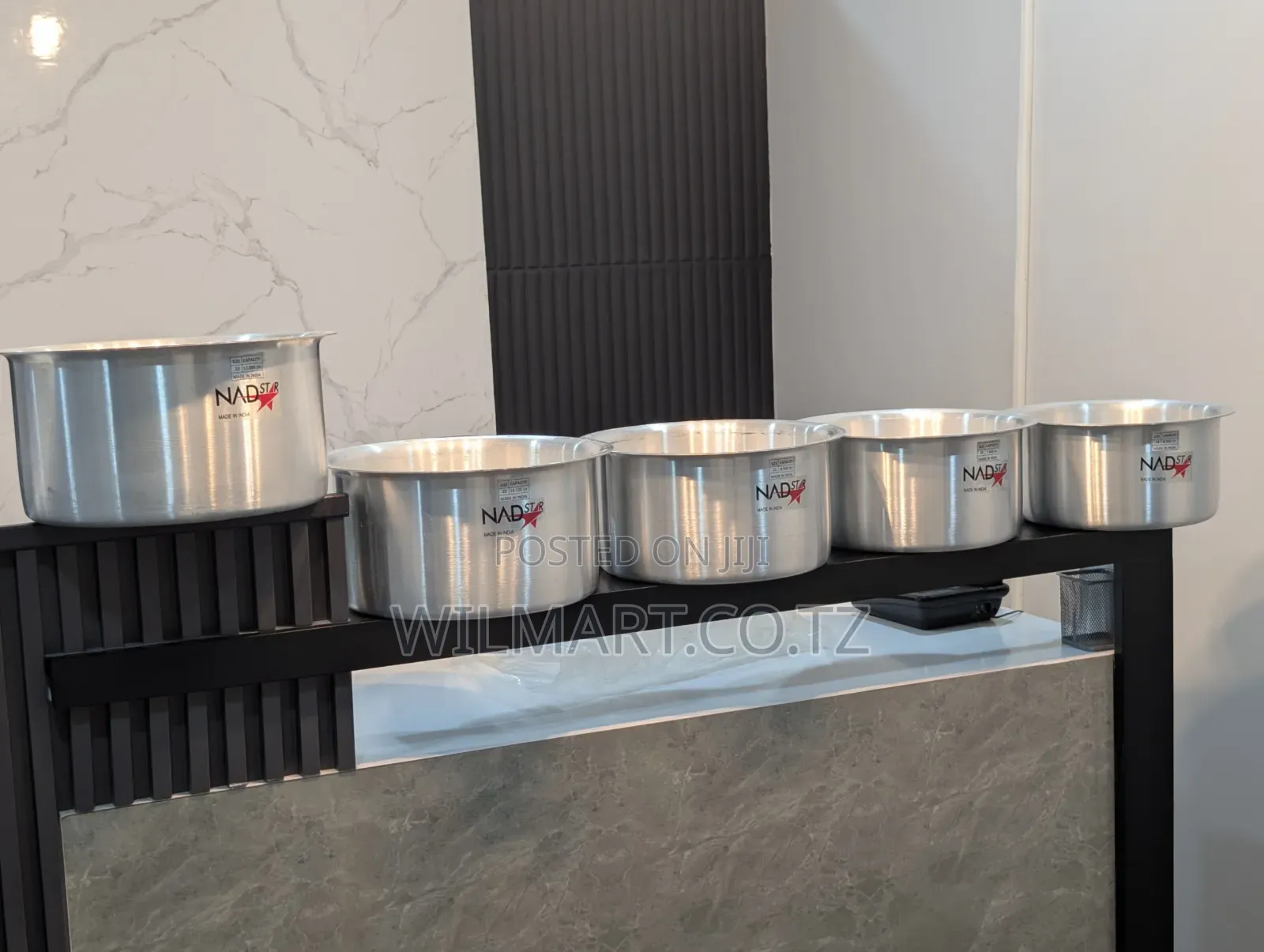 Nadstar Aluminum Sufuria 5pcs With Lid 19-20-21-22-23 Set - Inh260l