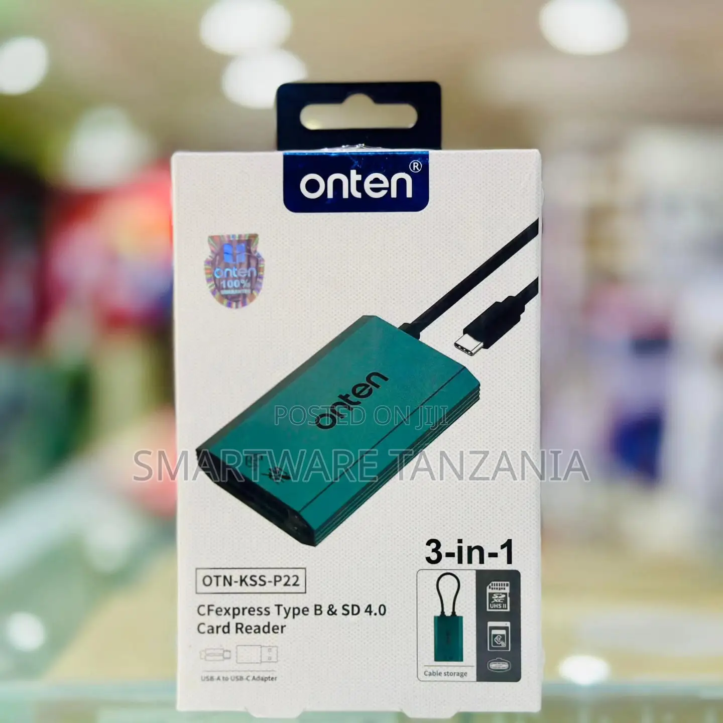 Onten Otn-kss-p22 3-in-1 Cfexpress Type B Sd 4.0 Card Reader