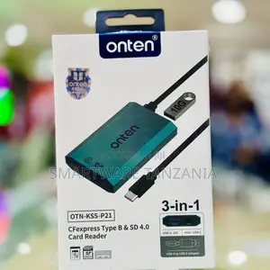 Onten Otn-kss-p21 3-in-1 Cfexpress Type B Sd 4.0 Usb-c Reader
