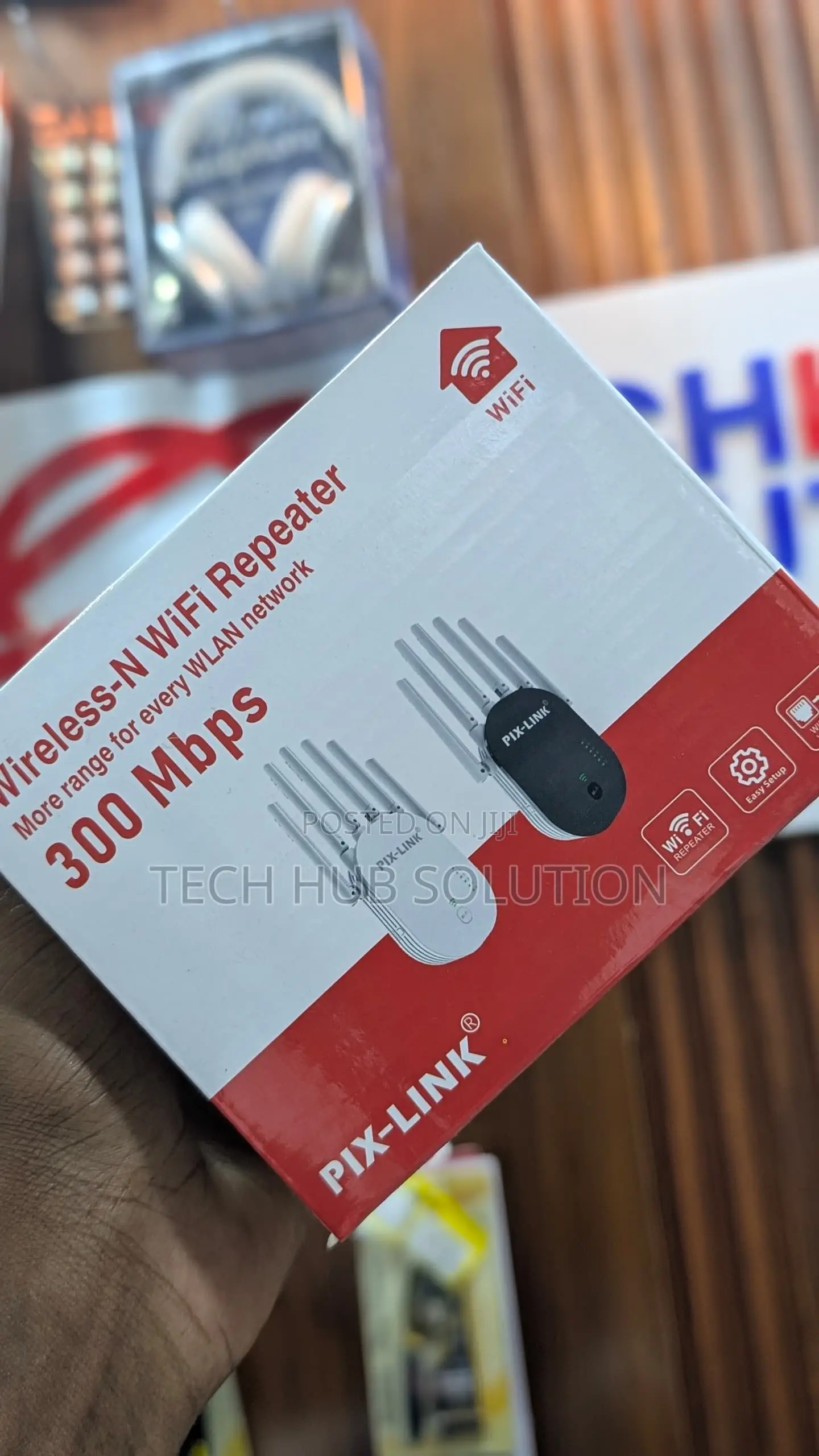 Pix-Link 300mbps Wireless Wi-Fi Repeater