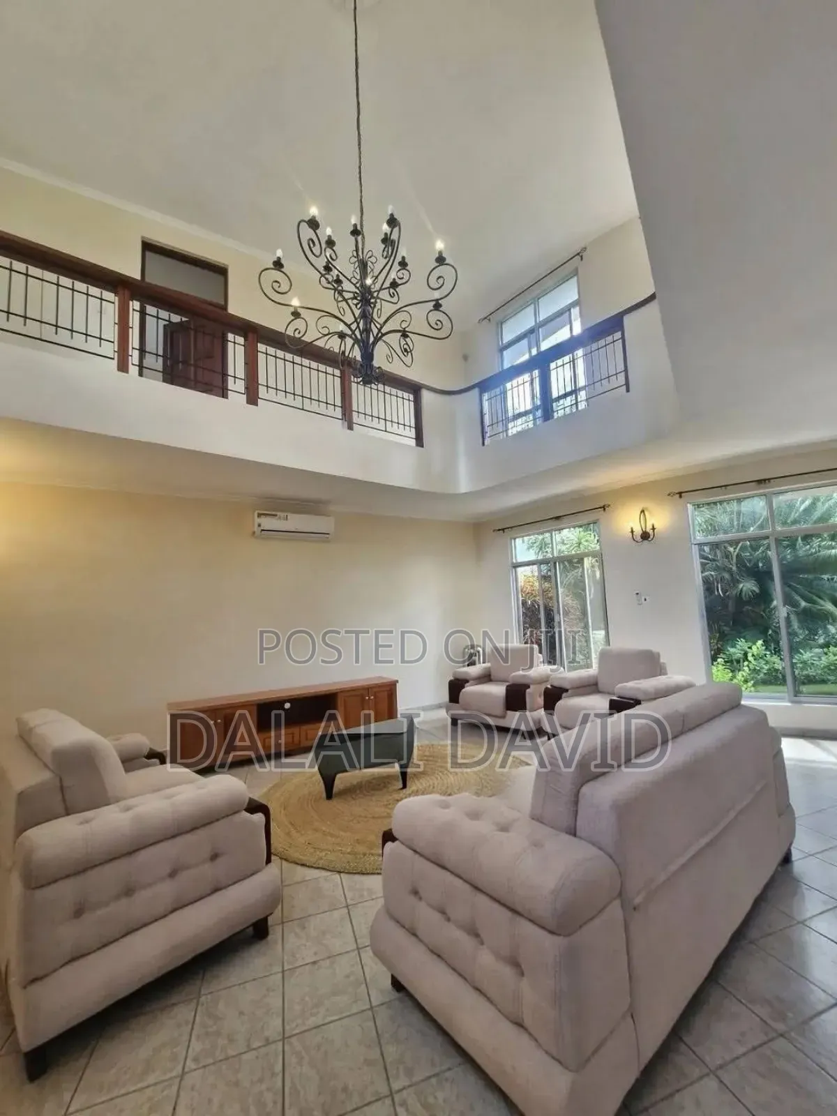 Furnished 3bdrm Villa in Mikocheni for rent