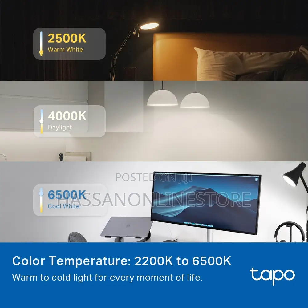 Tp-Link Tapo L535e Smart Wi-Fi Light Bulb, Multicolor 75w