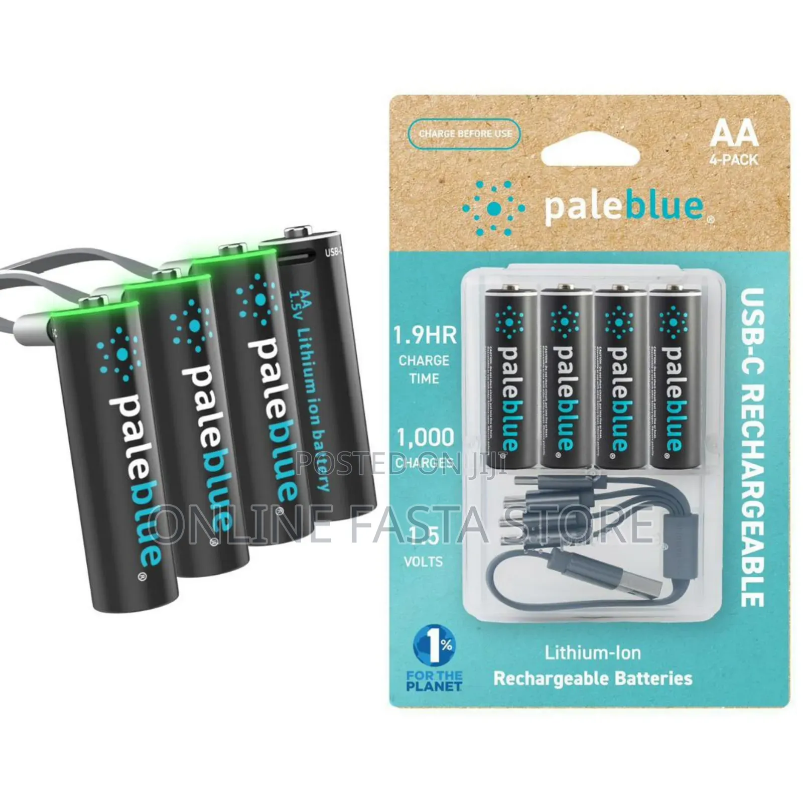 Pale Blue Batteries
