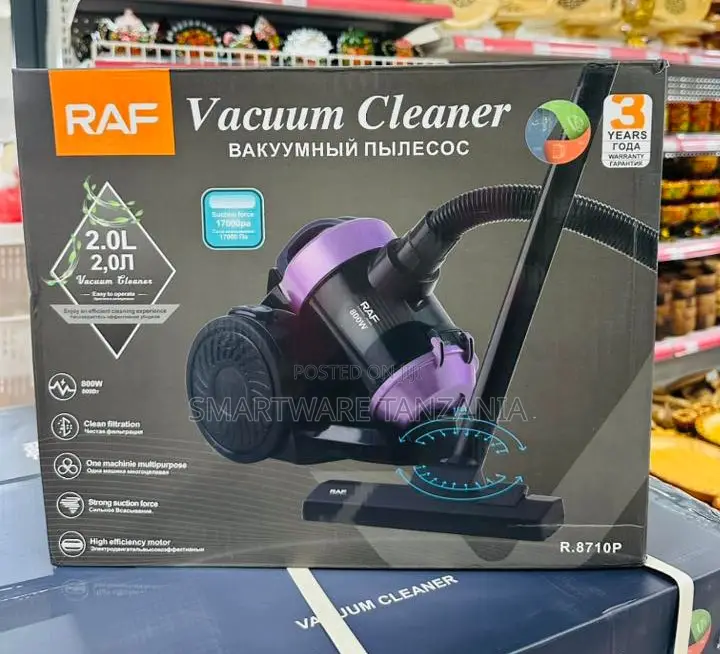 Raf R.8710p 800w Bagless Vacuum Cleaner 2l Strong Suction