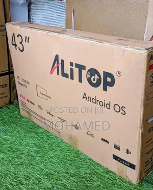 Alitop 43” Smart Tv – Frameless Design