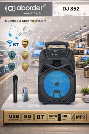 Aborder Portable Rechargeable Multimedia Speaker - Spika Ya Matangazo