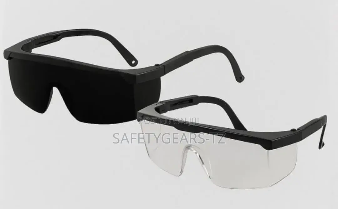 Safety Goggles Black An Clear