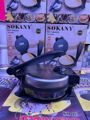 Sokany Electric Roti Maker Sk-08046 - Chapati Maker 20cm