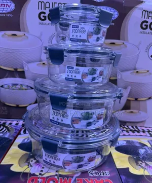 High-Quality Airtight Storage Containers 4-Pieces