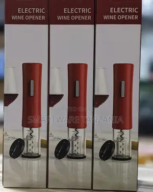Electric Wine Bottle Opener Automatic Corkscrew Rechargeable Red