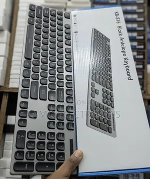 Kb-816 Black Antelope Portable Wireless and Bluetooth Keyboard