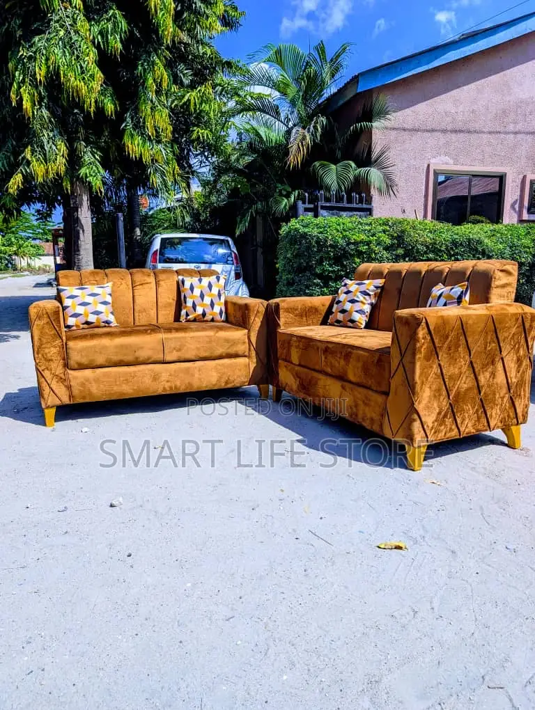 Sofa Set Watu Wawili Brown