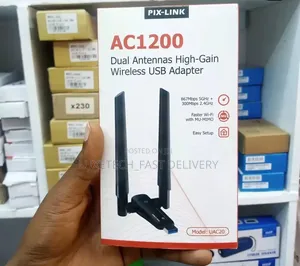 Pix-Link Ac1200 Dual-Band Wireless Usb Adapter 1200mbps/Wifi Dongle