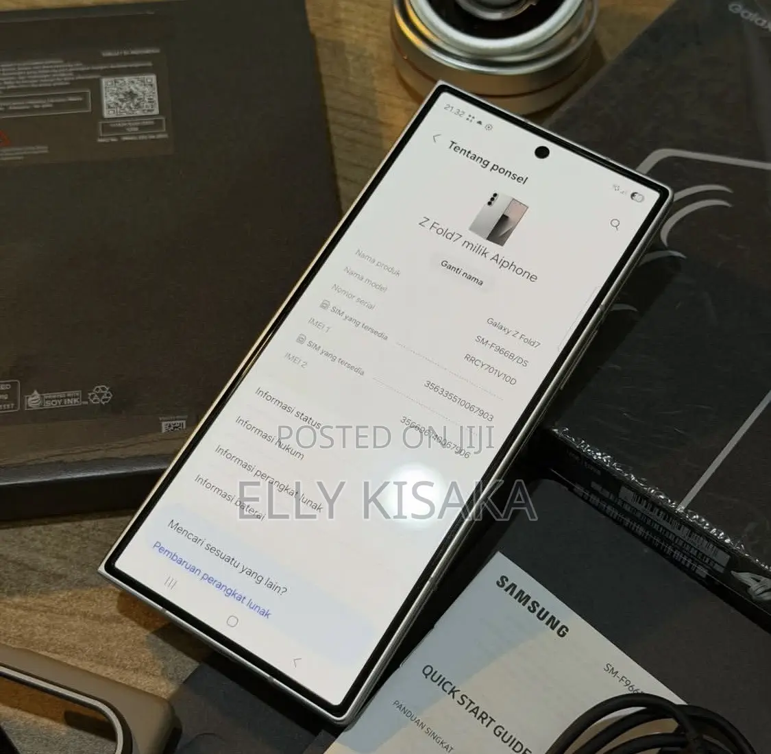 New Samsung Galaxy Z Fold7 256 GB Silver