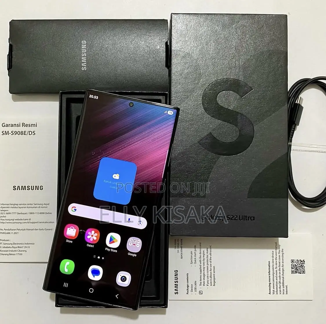 New Samsung Galaxy S22 Ultra 256 GB Black