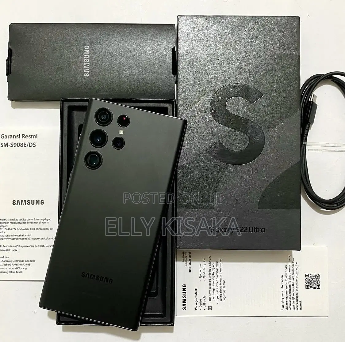 New Samsung Galaxy S22 Ultra 256 GB Black